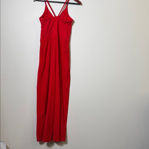 HALARA Breezefu Backless Side Invisible Zipper Pocket Wide Leg Jumpsuit Sz S - Picture 9 of 11